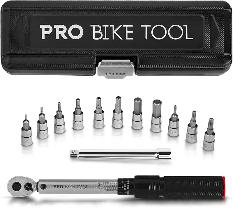 PRO BIKE TOOL Torque Wrench with Protective Case